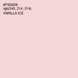 #F5D6D6 - Vanilla Ice Color Image